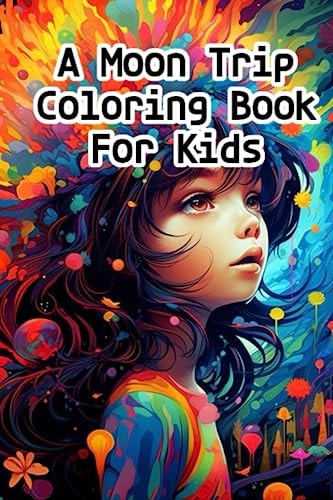 A Moon Trip Coloring Book for Kids