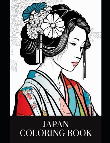 Japan Coloring Book