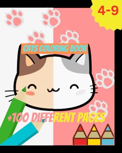 Cats Coloring Book for Kids Fun and Simple and Easy
