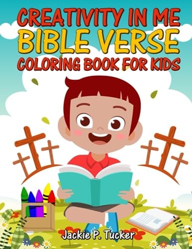 Creativity in Me Kids Bible Verse Coloring Book