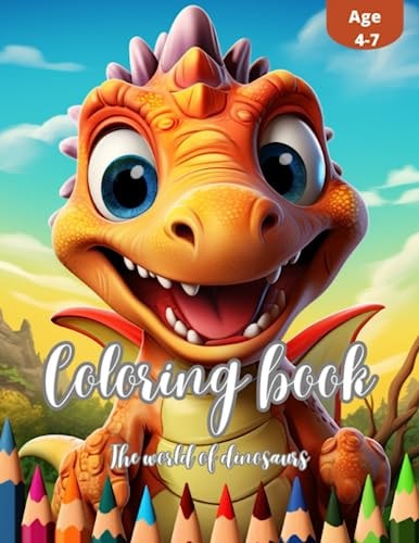Coloring Book The World of Dinosaurs