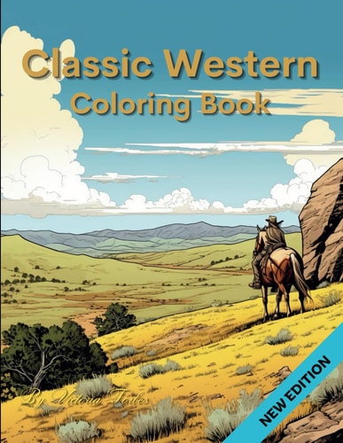 Classic Western Coloring Book