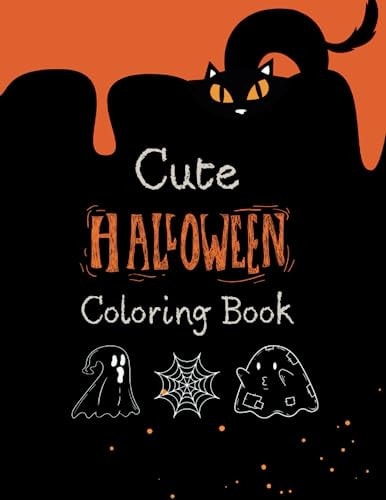 Cute Halloween Coloring Book