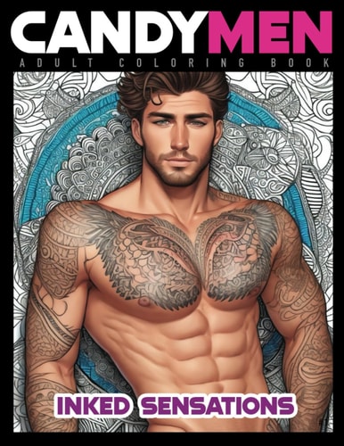 Inked Sensations Candymen Adult Coloring Book