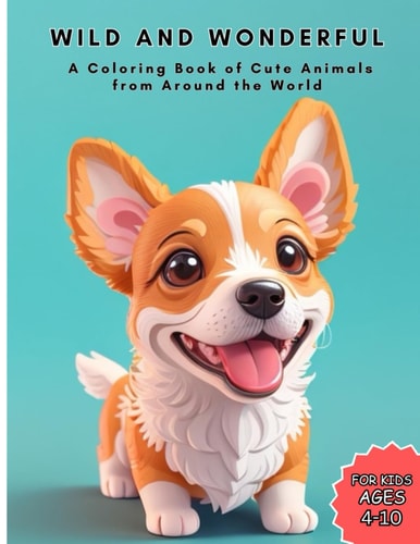 Wild and Wonderful A Coloring Book of Cute Animals from Around the World