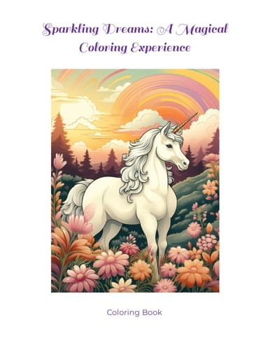 Sparkling Dreams A Magical Coloring Experience
