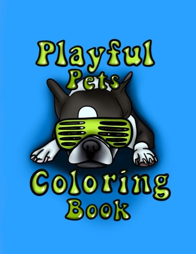 Playful Pets Coloring Book