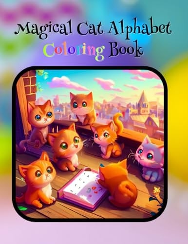 Magical Cat Alphabet Coloring Book