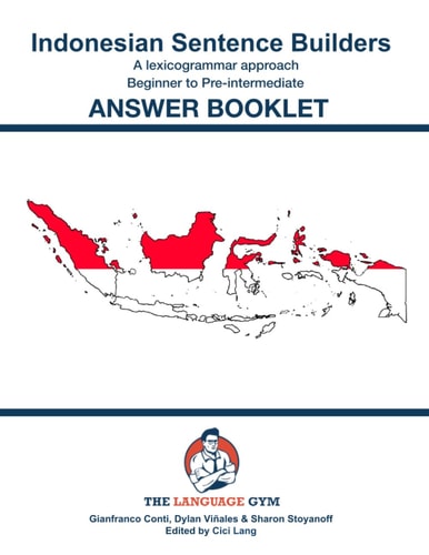Indonesian Sentence Builders - Beginner - Answer Book