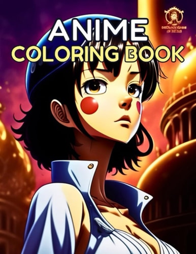 Anime Coloring Book For Teens and Adults F