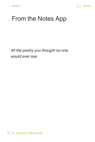 FROM THE NOTES APP.