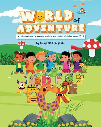 World of Adventure ABC Coloring Book