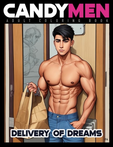 Delivery of Dreams Candymen Adult Coloring Book