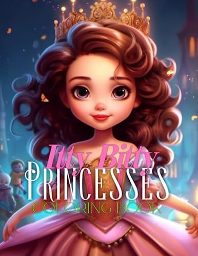 Itty Bitty Princesses Coloring Book