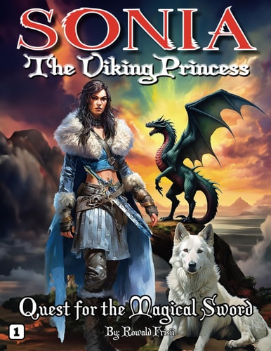 Comic Book Sonia The Viking Princess Quest for the Magical Sword Comic