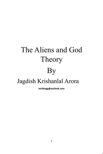 The Aliens and God Theory