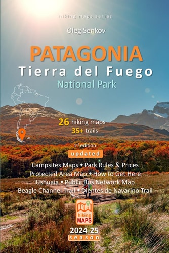 PATAGONIA, Tierra Del Fuego National Park, Hiking Maps