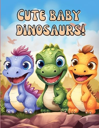 Cute Baby Dinosaurs! Prehistoric Babys for Colouring!