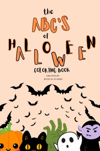 The ABC's of Halloween Coloring Book