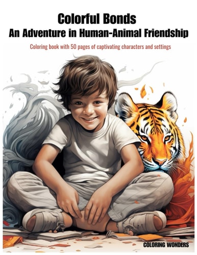 Colorful Bonds An Adventure in Human-Animal Friendship