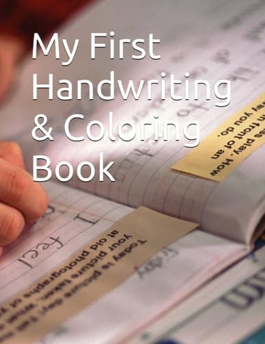 My First Handwriting & Coloring Book