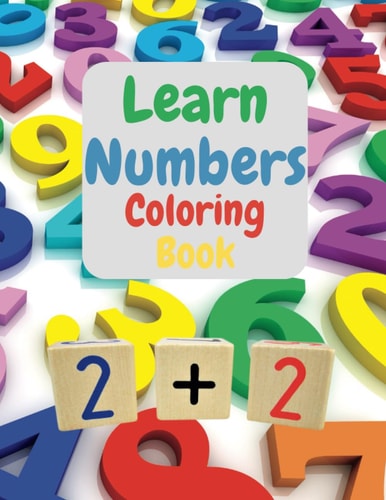 Learn Numbers Coloring Book
