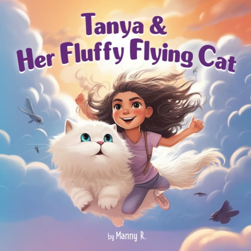 Tanya & Her Fluffy Flying Cat Awesome Story Books about Cat for Kids Age 6-8