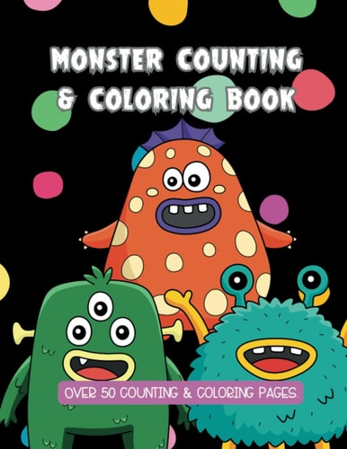 Monster Counting and Coloring Book