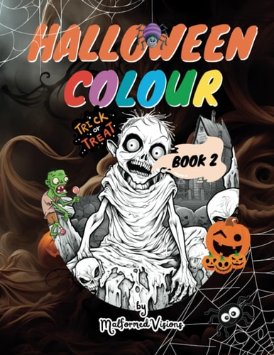 Halloween Colour Book 2 of 2