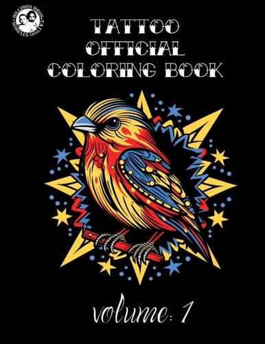 Tattoo Official Coloring Book Volume: 1