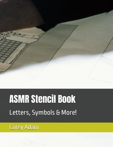 ASMR Stencil Book Letters, Symbols & More!