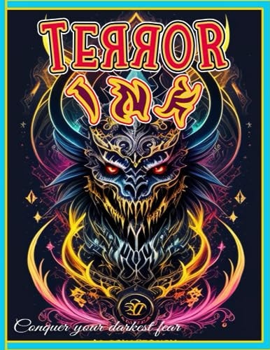 Terror Ink 40 Spine-Tingling Coloring Pages for Adults, Conquer Your Fears in Gothic Horror