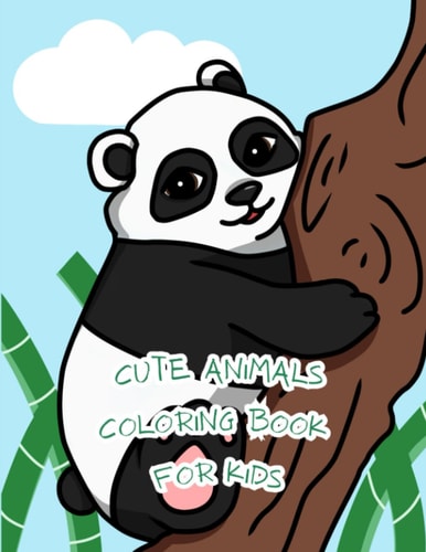 Cute Animals Coloring Book For Kids