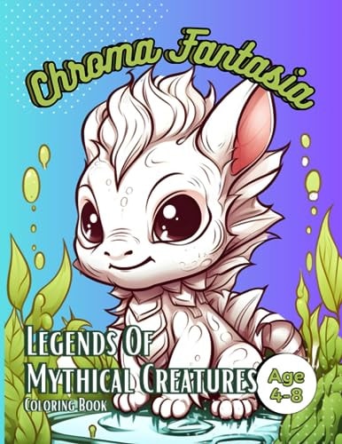 Chroma Fantasia Legends of Mythical Creatures Coloring Book