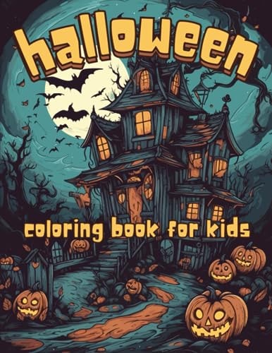 Halloween Coloring Book for Kids Silly Spooky Halloween Themed Coloring Book for Kids Ages 6-12