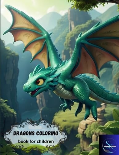Dragons Coloring Book for Children