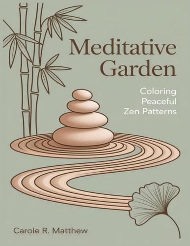 Meditative Garden Coloring Peaceful Zen Patterns