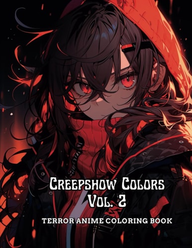 Creepshow Colors Vol. 2 Terror Anime Coloring Book