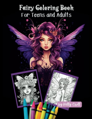 Fairy Coloring Book For Teens and Adults