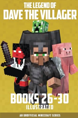 Legend of Dave the Villager Books 26-30 An Unofficial Minecraft Series