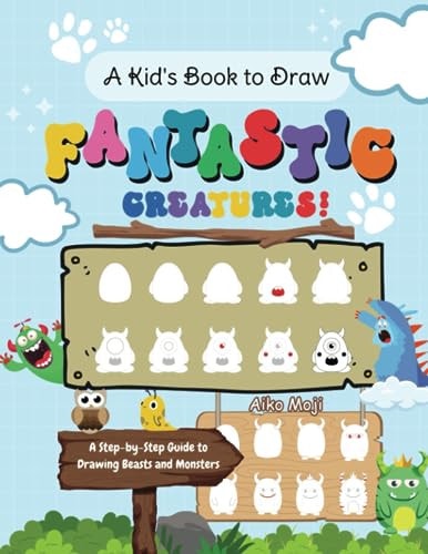 A Kid's Book to Draw Fantastic Creatures! A Step-by-Step Guide to Drawing Beasts and Monsters