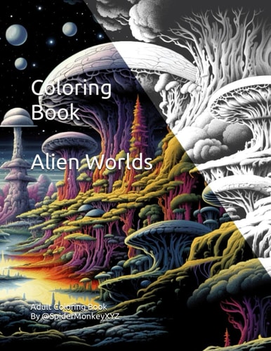 Coloring Book - Alien Worlds