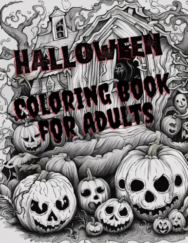 Halloween Coloring Book for Adults