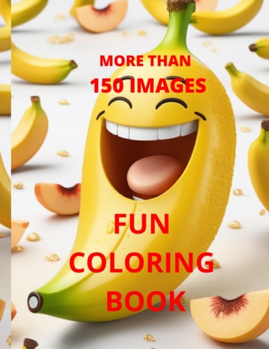 Fun Coloring Book Flowers and Animals Coloring Book