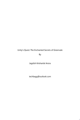 Unity's Quest: The Enchanted Secrets of Greenvale