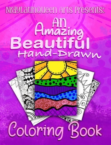 An Amazing Beautiful Hand-Drawn Coloring Book A Creative Journey for Children and Adults