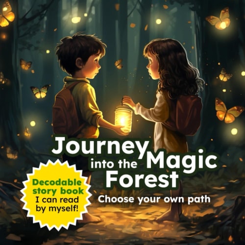 Journey Into the Magic Forest Choose Your Own Path - Decodable Story Book.