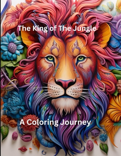 The King of the Jungle A Coloring Journey