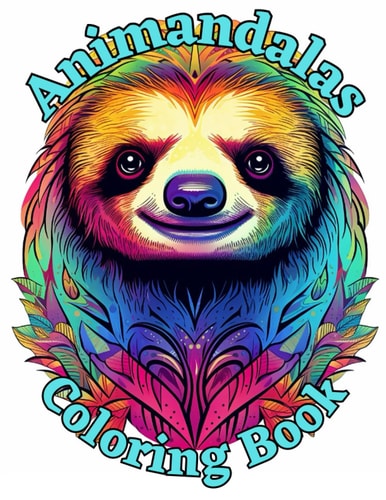 Animandalas Relaxing Mandala Coloring Book Featuring Zoo Animals