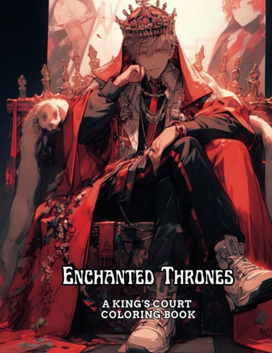 Enchanted Thrones A King's Court Coloring Book